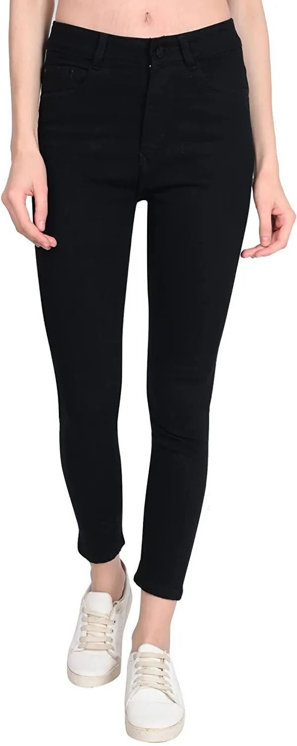 Rooprang Black Slim Jeans For Women's, Premium Quality Stretchable High  Grade Jeans Price in India - Buy Rooprang Black Slim Jeans For Women's