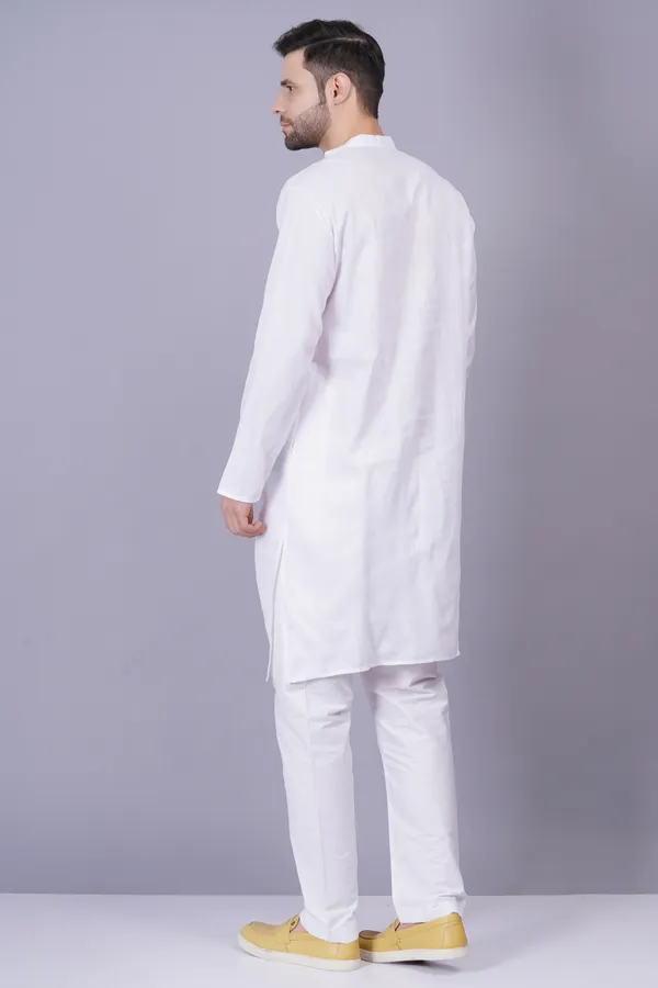 White_Cotton_Kurta_Pyjama