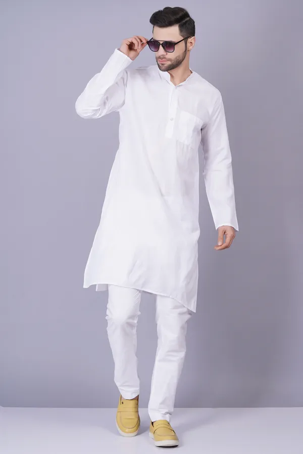 White_Cotton_Kurta_Pyjama