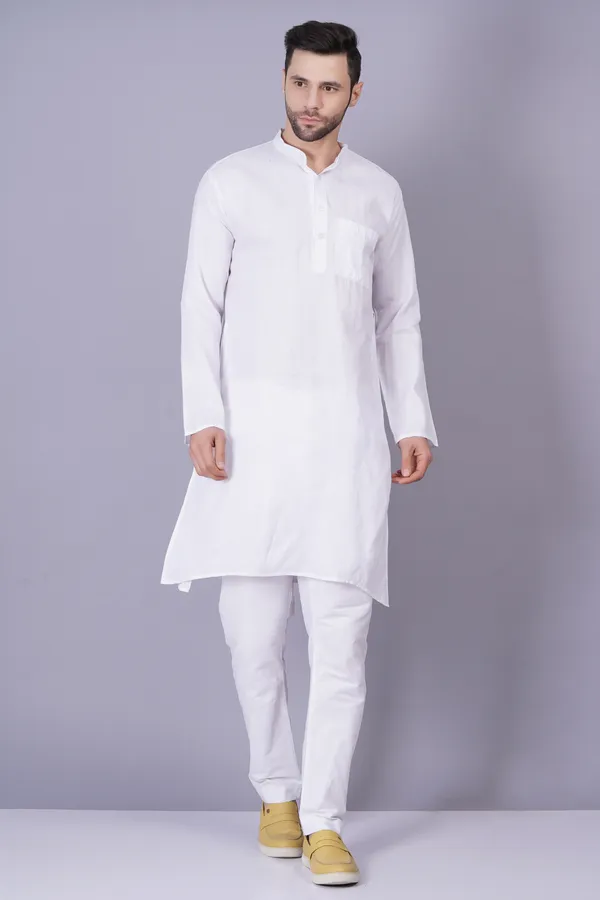 White_Cotton_Kurta_Pyjama