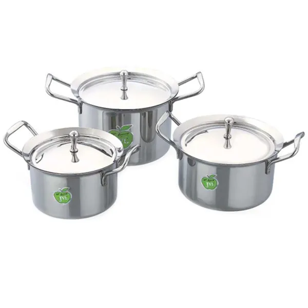 HOMEJI JVL Stainless Steel Induction Cookware Sets & Gas Stove Friendly