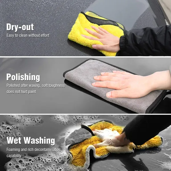 Combo-_1_Microfiber_Car_Cleaning_Cloth_&_1_Brass_Nozzle_for_Cleaning_Vehicle,_Stairs,_Wall_etc.