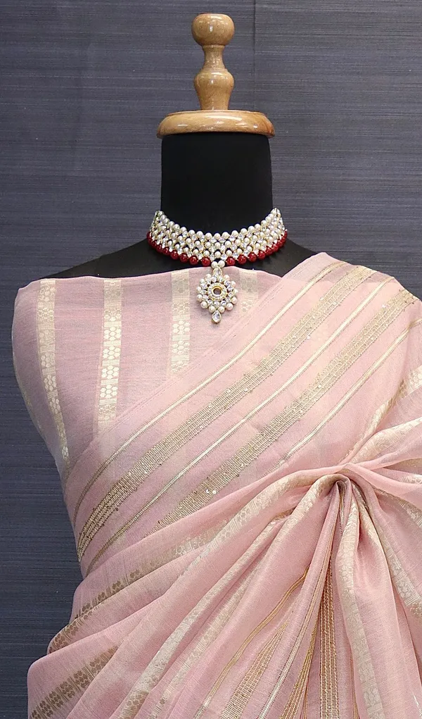 Baby_Pink_Soft_Tussar_Silk_Saree_With_Gold_Zari_Weaving_Border