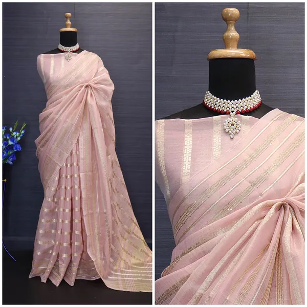 Baby_Pink_Soft_Tussar_Silk_Saree_With_Gold_Zari_Weaving_Border