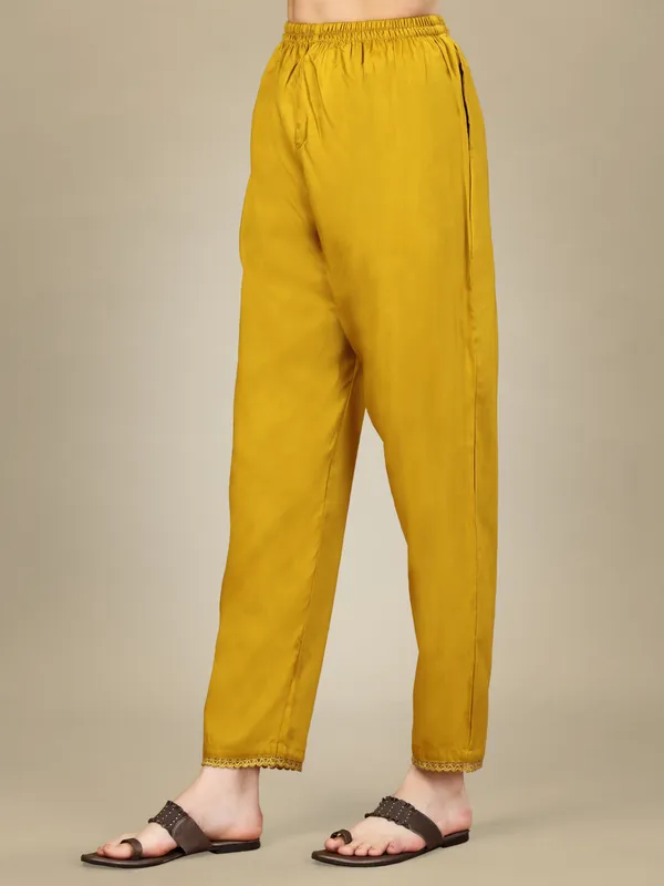 Golden_Silk_Blend_Kurta_Pant_Dupatta_Set_With_Embroidery_&_Sequence_Work