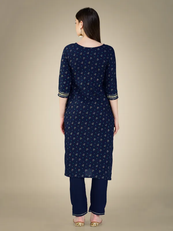 Navy_Blue_Cotton_Magic_Slub_Kurti_Pant_Dupatta_Set_With_Embroidery_&_Sequence_Work