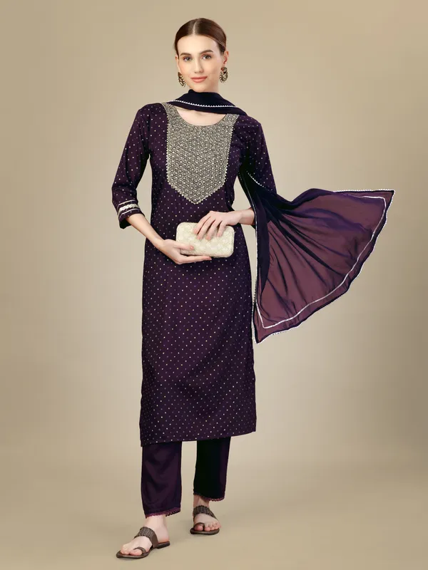 Purple_Silk_Blend_Kurta_Pant_Dupatta_Set_With_Embroidery_&_Sequence_Work