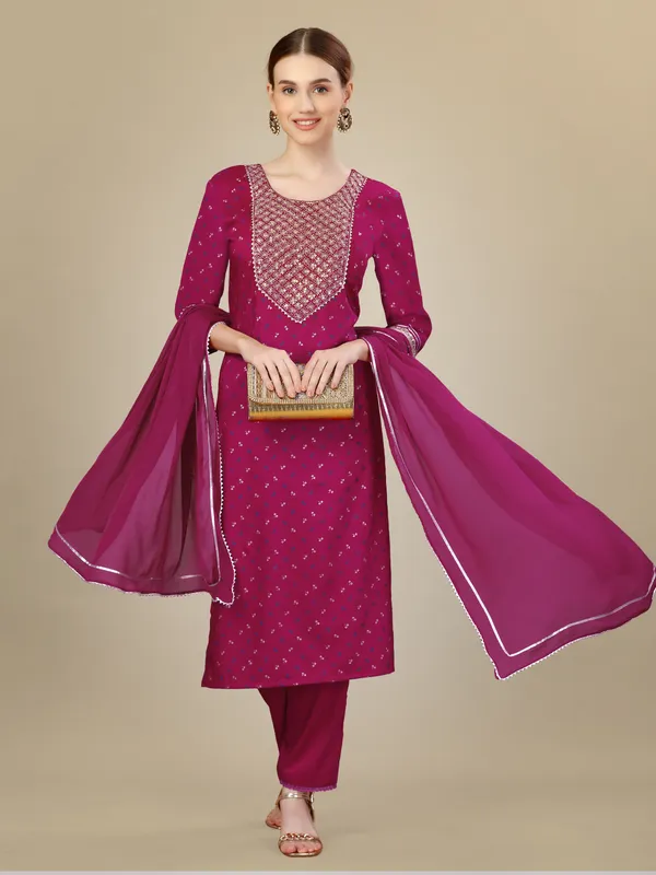 Rani_Silk_Blend_Kurta_Pant_Dupatta_Set_With_Embroidery_&_Sequence_Work