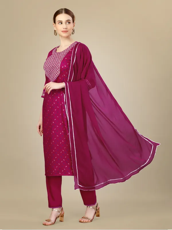Rani_Silk_Blend_Kurta_Pant_Dupatta_Set_With_Embroidery_&_Sequence_Work