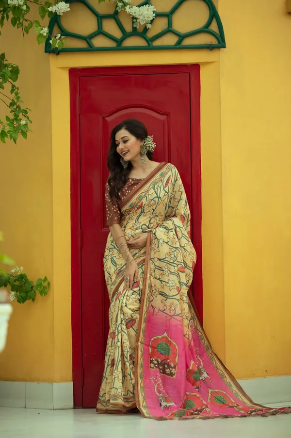 Soft_Pichwai_Print_Mul_Linen_Cotton_Saree