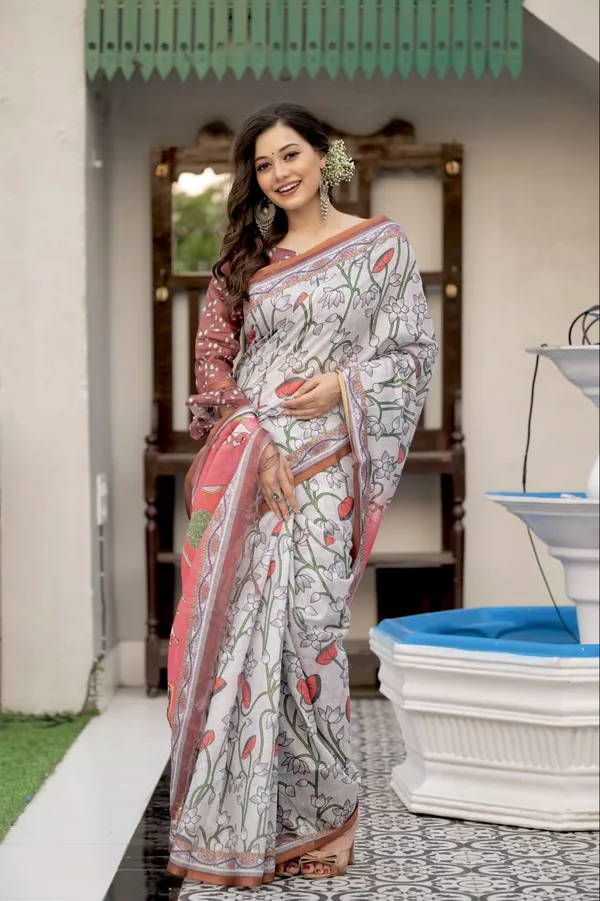 Soft_Pichwai_Print_Mul_Linen_Cotton_Saree