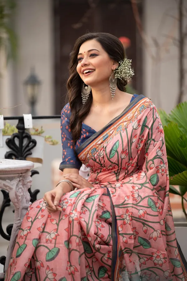 Soft_Pichwai_Print_Mul_Linnen_Cotton_Saree