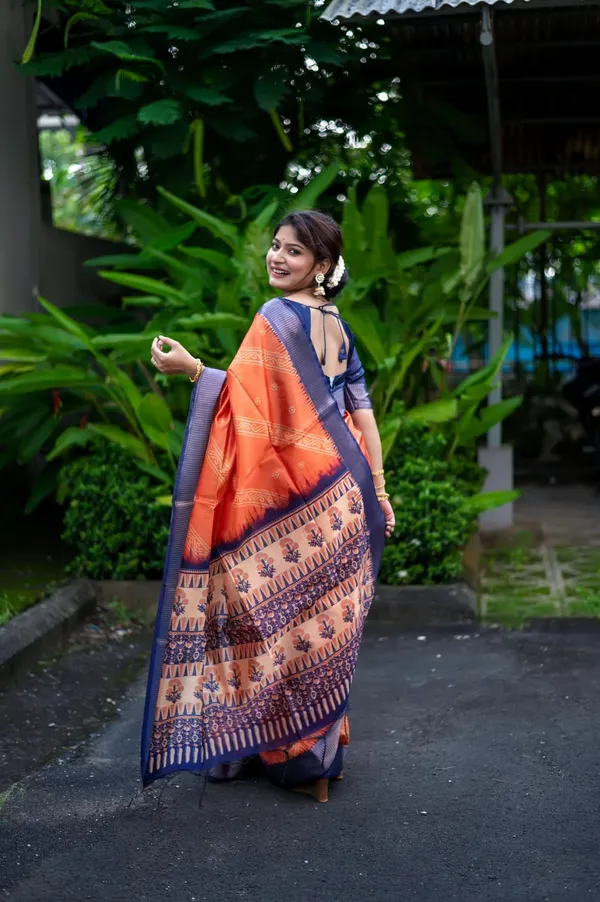 Soft_Raw_Silk_Saree_With_Bandhani_Print_&_Weaving_Border