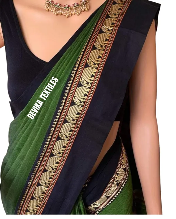 Pure_Handloom_Narayanpeth_Cotton_Saree_With_Running_Blouse_Piece_(Greenb)_For_Women