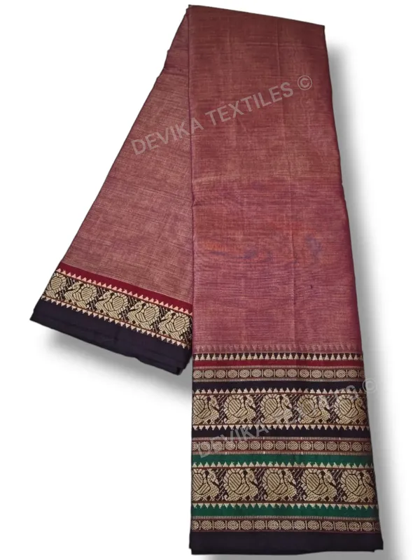 Brick_Red_Shravvya_Narayan_peth_Pure_Handloom_Cotton_Saree_with_running_blouse_piece_(Same_As_saree)