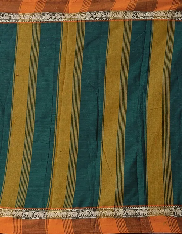 Pure_Handloom_Narayanpet_Cotton_Saree_With_Blouse_Piece_And_Tassels_From_The_Weavers_Of_Andhra_Pradesh(Green+Free_Size)_For_Women