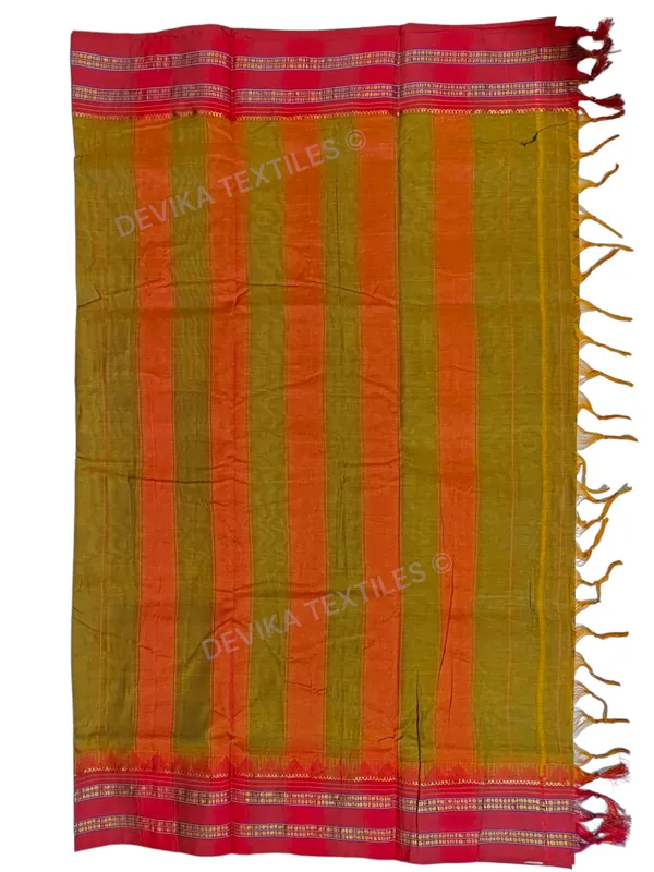 Double_Shaded_Brown_Sanvi_Narayanpeth_Pure_Handloom_Cotton_Saree_With_Running_Blouse_Piece(Same_As_saree)