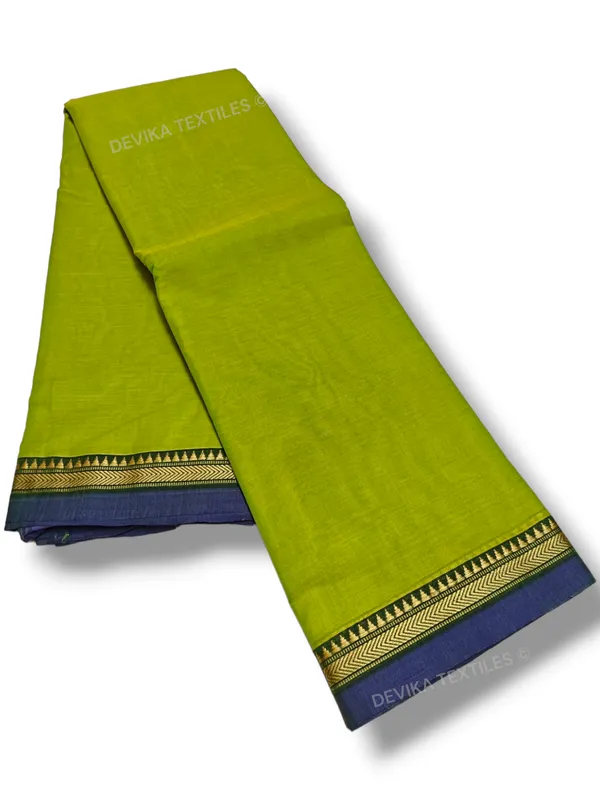 Dual_tone_Parrot_green_Ashwini_Narayanapet_Pure_Cotton_saree_with_running_blouse_piece_(same_as_saree)