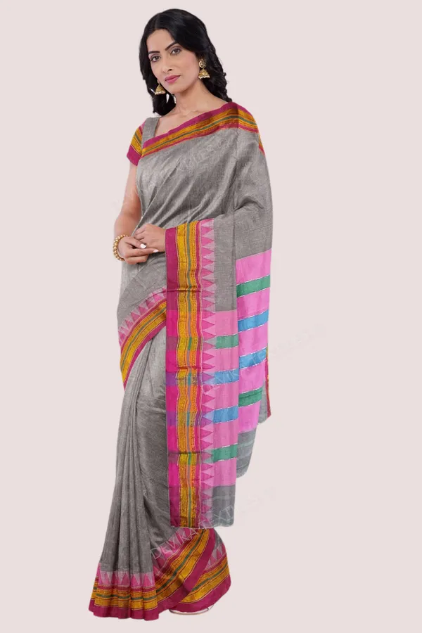 Grey_Ilkal_Cottonsilk_M_Border_Saree_with_Running_blouse_piece