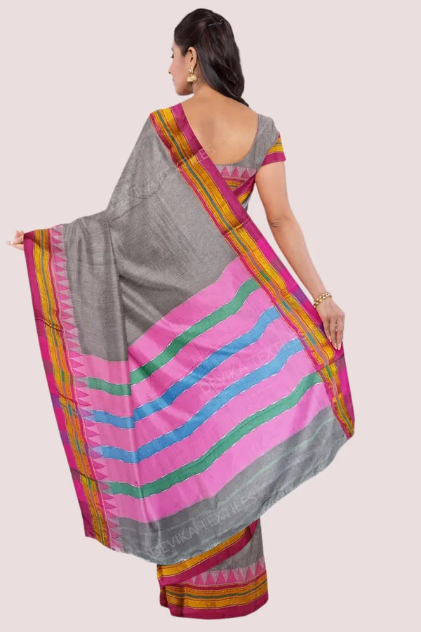 Grey_Ilkal_Cottonsilk_M_Border_Saree_with_Running_blouse_piece