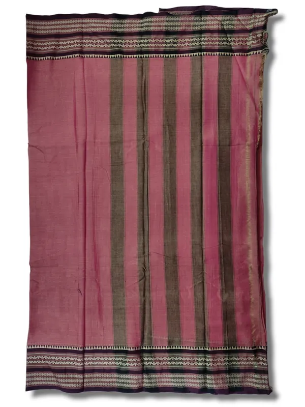 Levender_Orissa_Border_Narayanpet_Pure_Handloom_Cotton_Sarees_with_Running_blouse_piece
