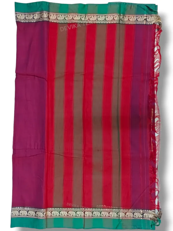 Magenta_Elephant_Border__100%_Pure__Narayanpet_Cotton_saree_with_Running_blouse_piece