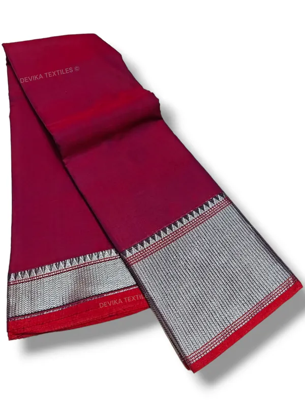 Magenta_Sahitya_Narayanapet_Pure_Cotton_saree_with_running_blouse_piece_(Same_as_saree)