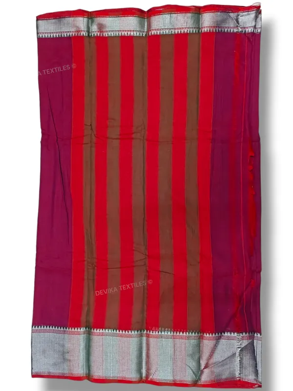 Magenta_Sahitya_Narayanapet_Pure_Cotton_saree_with_running_blouse_piece_(Same_as_saree)
