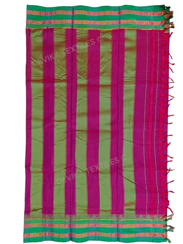 Magenta_Sanvi_Narayanpeth_Pure_Handloom_Cotton_Saree_With_Running_Blouse_Piece(Same_As_saree)