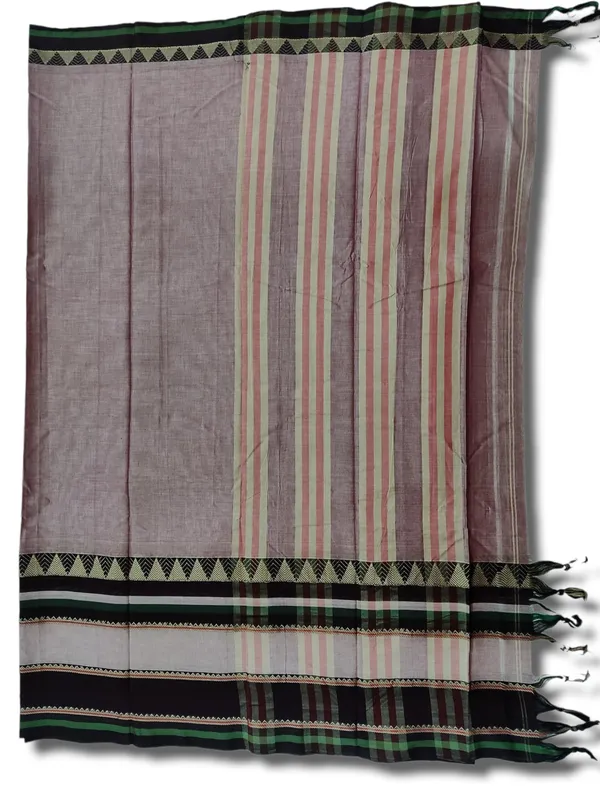 Pinkish_Grey_Rangoli_Border_Narayanpet_Pure_Handloom_Cotton_Sarees_with_Running_blouse_piece