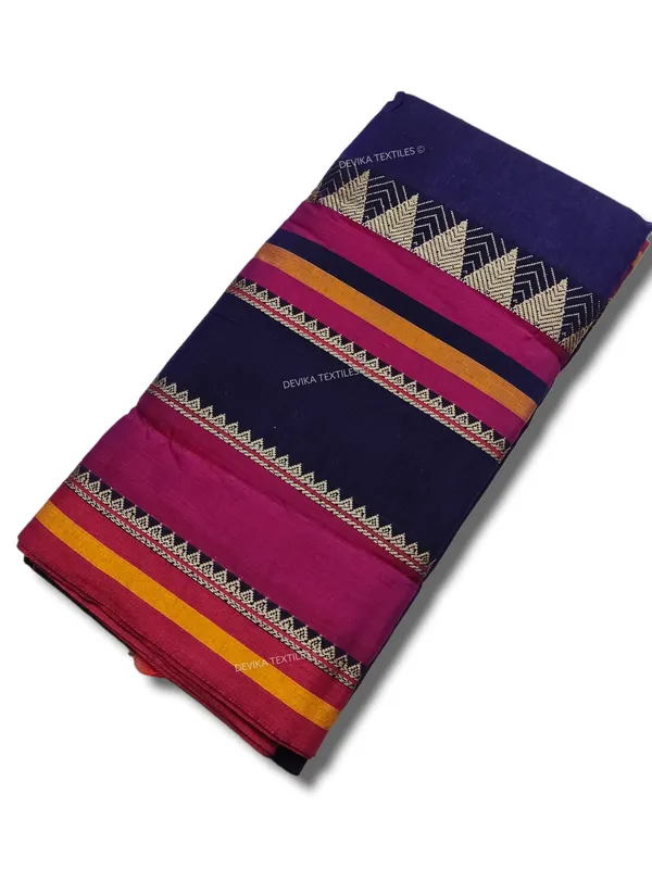 Rangoli_Voilet_Narayanpet_Pure_Handloom_Cotton_Saree_with_Running_blouse_piece