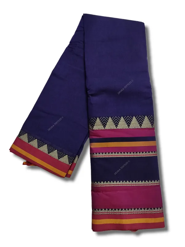 Rangoli_Voilet_Narayanpet_Pure_Handloom_Cotton_Saree_with_Running_blouse_piece