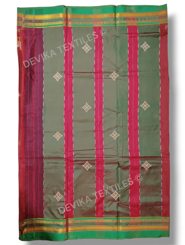 ilkal_Kasuti_work_cottonsilk__saree_with_running_blouse_piece