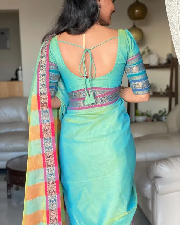 Shravvya_Narayanpeth_Pure_Mercerised_Cotton_Saree_With_Running_Blouse_PIece_(Same_As_Saree)