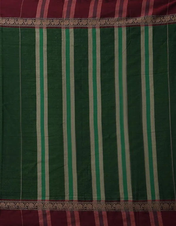 Pure_Handloom_Narayanpet_Cotton_Saree_With_Blouse_Piece_And_Tassels_From_The_Weavers_Of_Andhra_Pradesh(Green+Free_Size)_For_Women