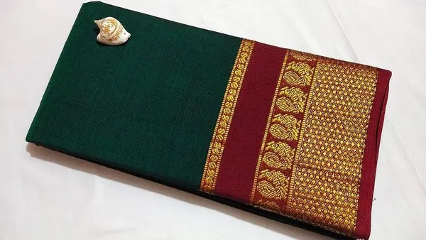 Narayanpet_Cotton_Saree_Without_Blouse_Piece_(Dt_Npgreen_Green)_For_Women