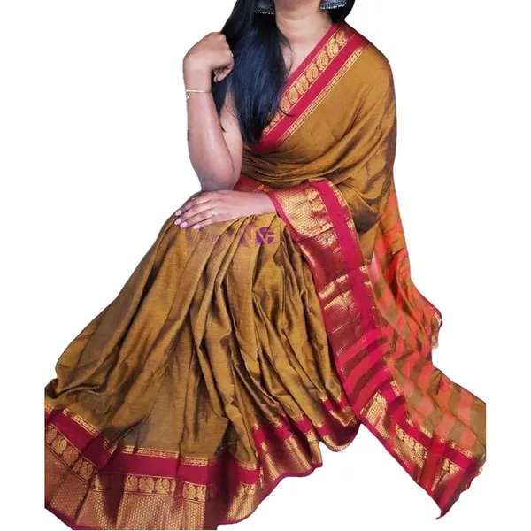 Narayanpet_Pure_Cotton_Saree_With_Running_Blouse_Piece_For_Women