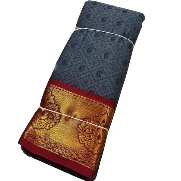 Handloom_Pure_Masarised_Cotton_Saree_With_Running_Blouse_Piece_For_Women