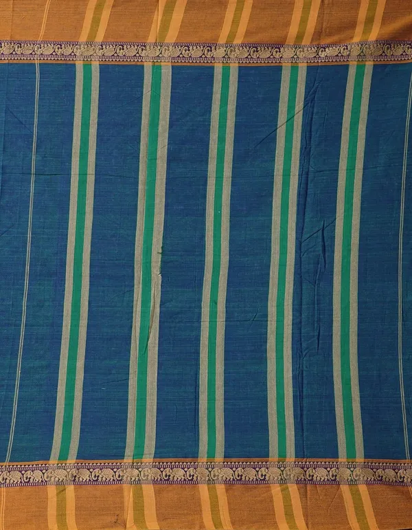 Pure_Handloom_Narayanpet_Cotton_Saree_With_Blouse_Piece_And_Tassels_From_The_Weavers_Of_Andhra_Pradesh_(Green+Free_Size)_For_Women