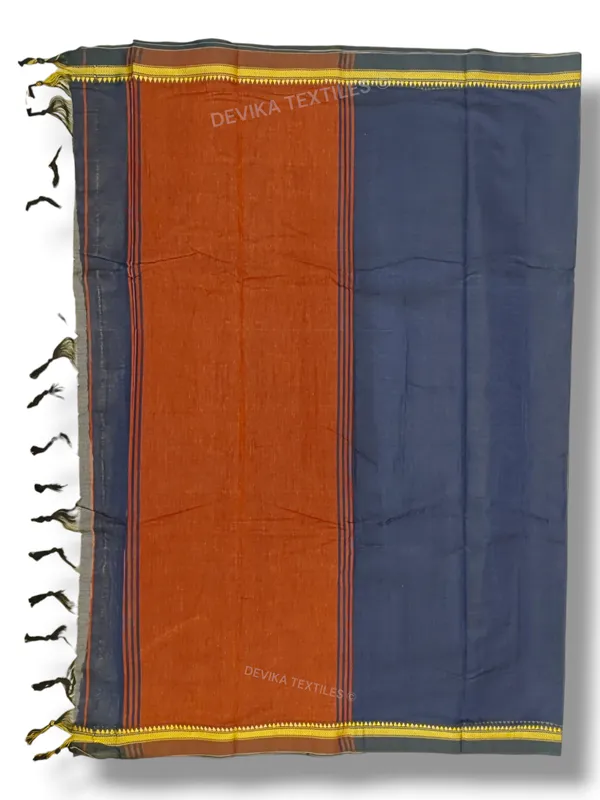 Voilet_Ashwini_Pure_cotton_Narayanpeth_handloom__saree_with_running_blouse_piece