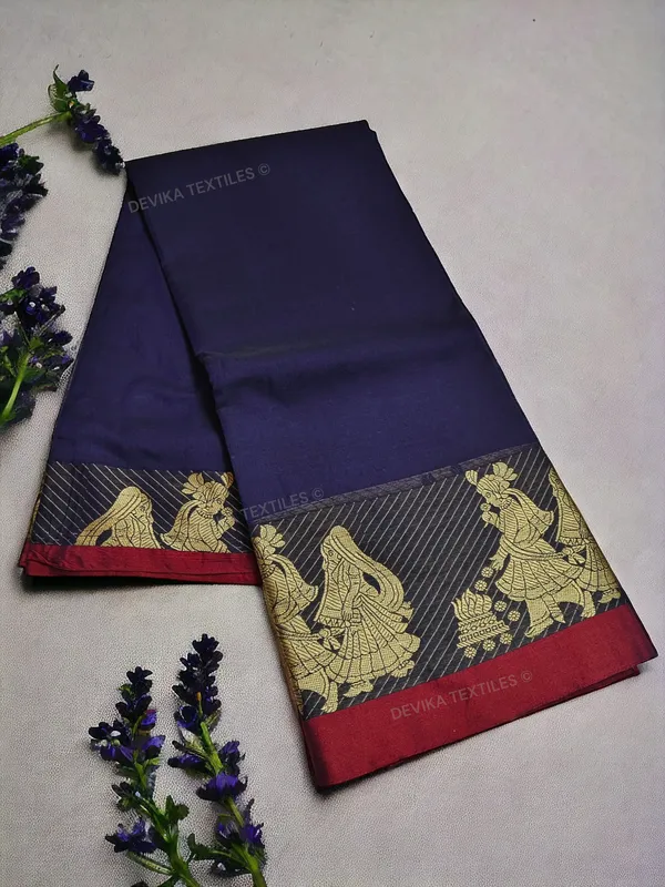 Voilet_Sapthapadhi_Narayanpeth_Pure_Handloom_Cotton_saree_with_Running_blouse_piece_(Same_As_Saree)
