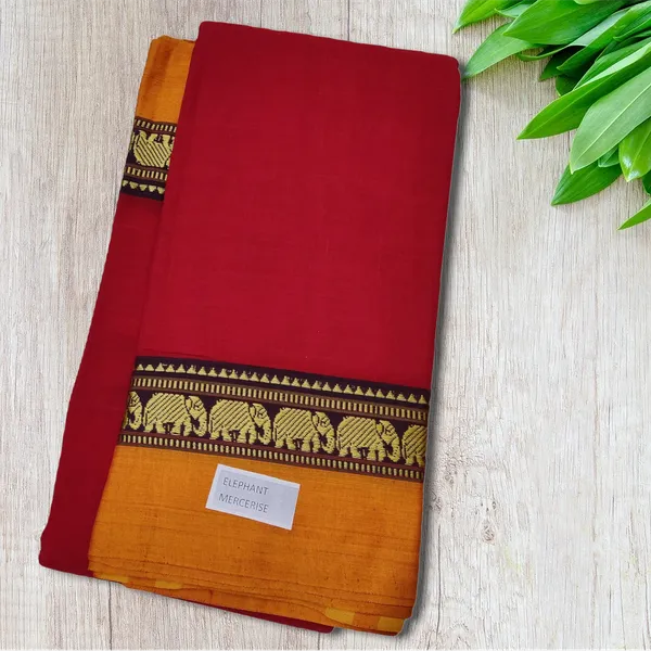 Pure_Handloom_Narayanpeth_Cotton_Saree_With_Running_Blouse_Piece_(Red)_For_Women