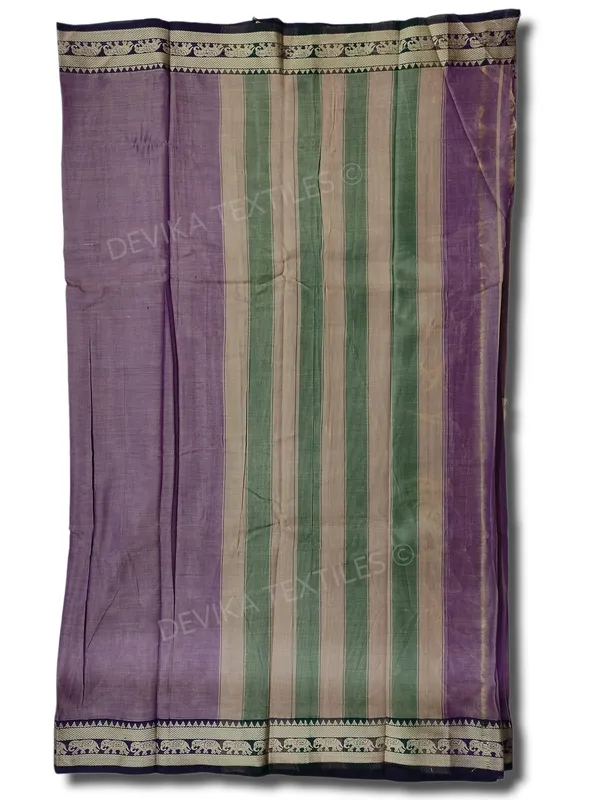 evender_Elephant_Thread_Border_Narayanpet_Pure_Handloom_Cotton_Sarees_with_Running_blouse_piece_(Tanvi)