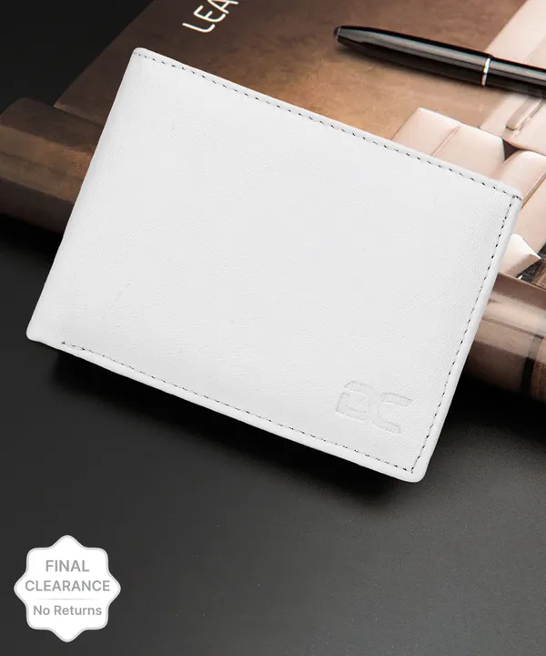 White_Men_Formal_Evening/Party_Travel_Ethnic_Artificial_Leather_Wallet_|_Premium_Quality_Wallets_(7_Card_Slots)
