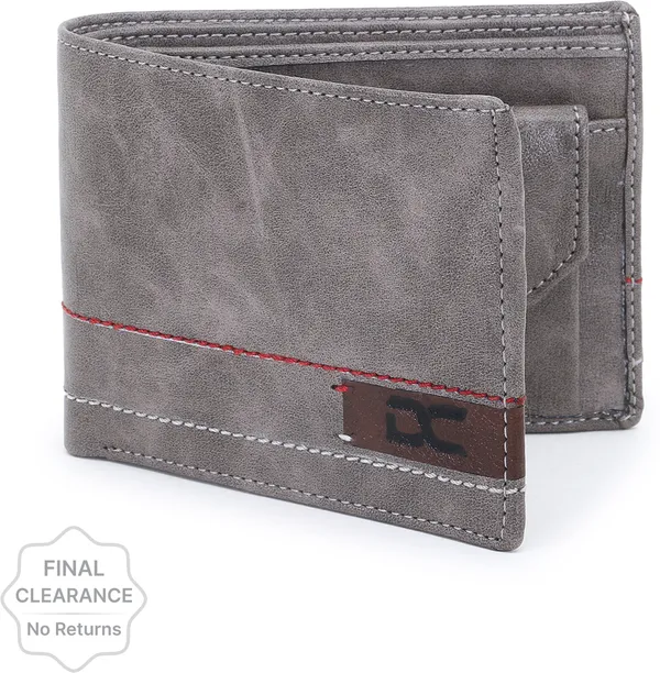 Grey_Men_Evening/Party_Travel_Formal_Ethnic_Grey_Artificial_Leather_Wallet_|_Premium_Quality_Wallets_(5_Card_Slots)