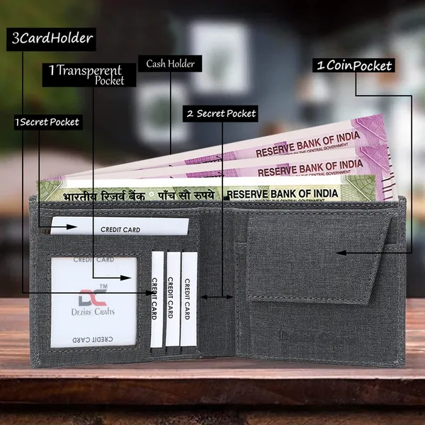 Grey_Men_Travel_Evening/Party_Formal_Ethnic_Grey_Artificial_Leather_Wallet_|_Premium_Quality_Wallets_(4_Card_Slots)