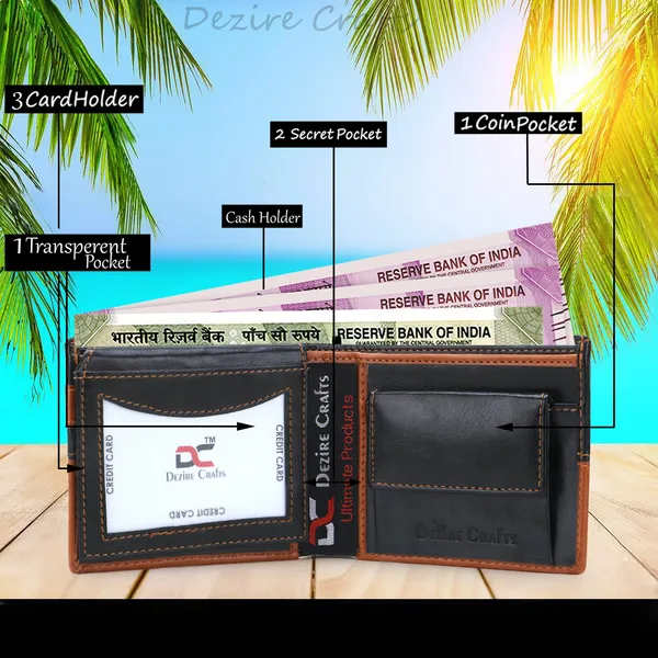 Black-Travel_Ethnic_Formal_Evening/Party_Artificial_Leather_Wallet_|_Premium_Quality_Wallets_(6_Card_Slots)
