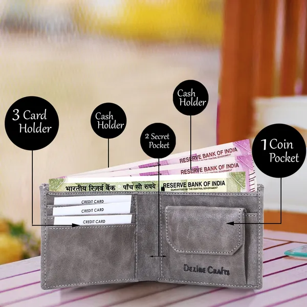 Grey_Men_Travel_Formal_Evening/Party_Ethnic_Grey_Artificial_Leather_Wallet_|_Premium_Quality_Wallets_(5_Card_Slots)