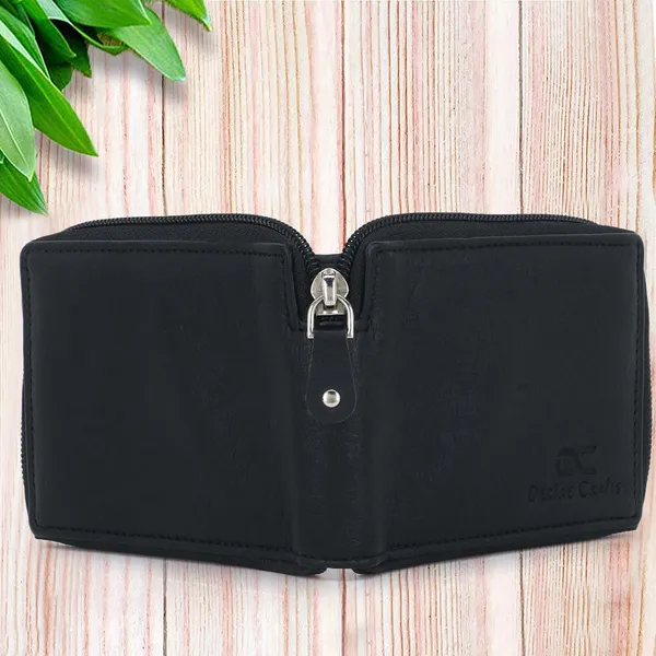 Travel_Formal_Artificial_Leather_Fabric_Round_Zip_Wallet
