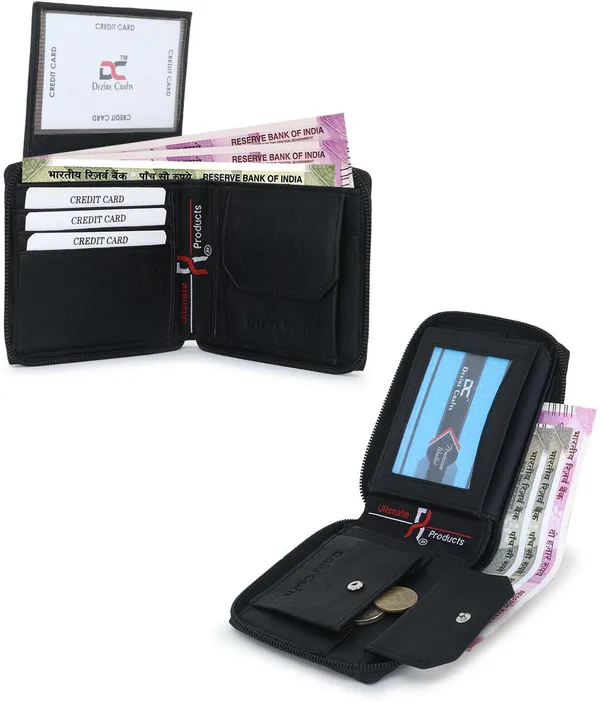 Travel_Formal_Artificial_Leather_Fabric_Round_Zip_Wallet